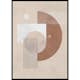 Poster Gallerix Geometric Shapes No1