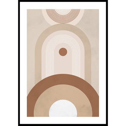 Poster Gallerix Geometric Shapes No2