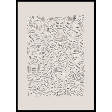 Poster Gallerix Abstract Mess Pattern