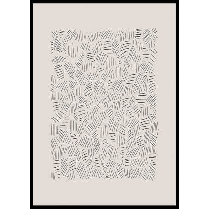 Poster Gallerix Abstract Mess Pattern