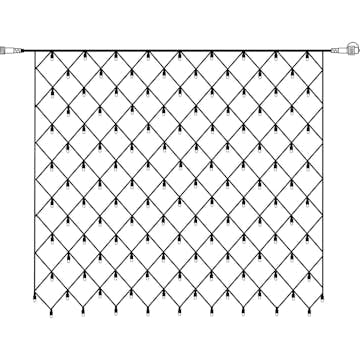 Ljusnät Star Trading Extra System LED 192L