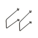 Bokstöd Elfa Sparring för Skena 200 mm 2-pack