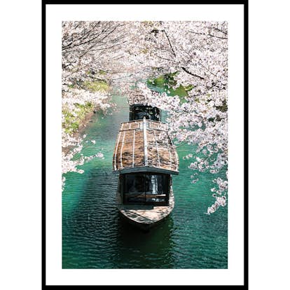 Poster Gallerix Boats On The Uji Canal