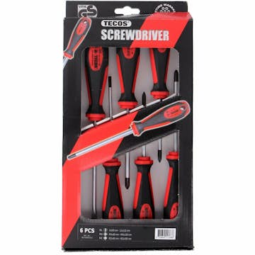 Skruvmejselset Tecos 6-delar (4670006103)