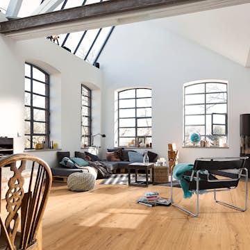 Härdat Trägolv Meister Lindura HD 320 Authentic Pure Oak 8902 Bredd 320 mm