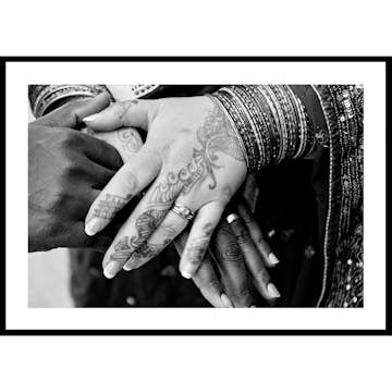 Poster Gallerix Tattooed Hands