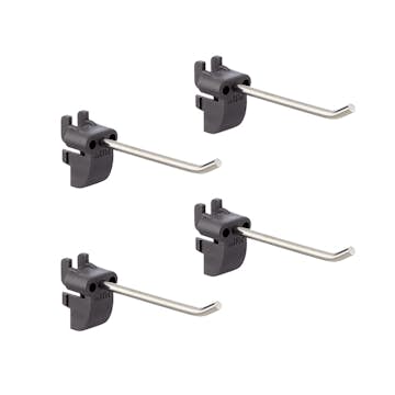 Krok Elfa Garage+ Lång Rak 4-pack