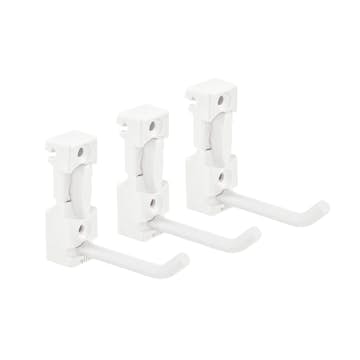 Klädkrok Elfa Classic Krokar för Förvaringsskena 3-pack