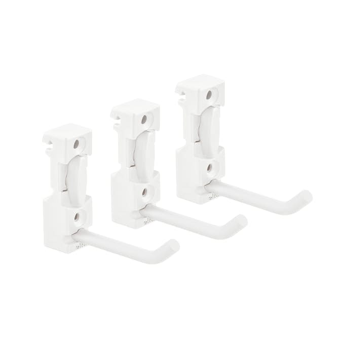 Klädkrok Elfa Classic Krokar för Förvaringsskena 3-pack