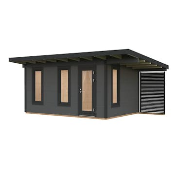 Trädgårdshus Palmako Grace 13,4+4,1 m2