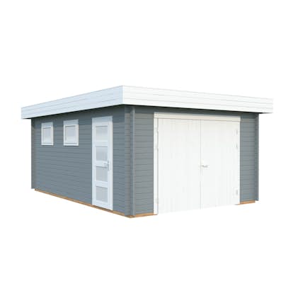 Garage Palmako Rasmus med Garagedörr 19,8 m2