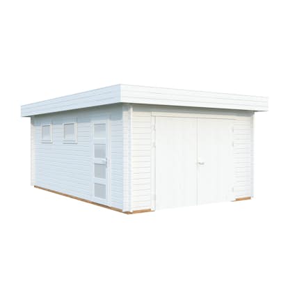 Garage Palmako Rasmus med Garagedörr 19,8 m2