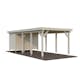 Carport Palmako Karl 23,1 m2 med Förråd