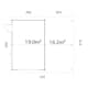 Garage Palmako Roger med Carport 36,5 m2