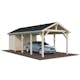 Carport Palmako Robert 23,1 m2 med Förråd
