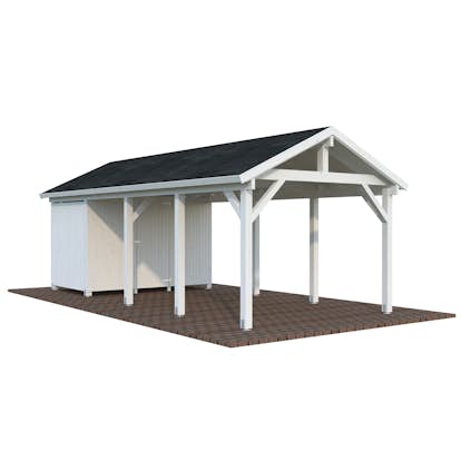 Carport Palmako Robert 23,1 m2 med Förråd