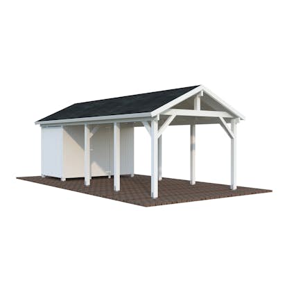 Carport Palmako Robert 23,1 m2 med Förråd