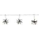Ljusslinga Star Trading Flower Curtain 10L LED Utebelysning Svart 4m
