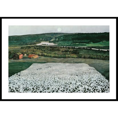 Poster Gallerix Flower Meadow in the North By Harald Sohlberg