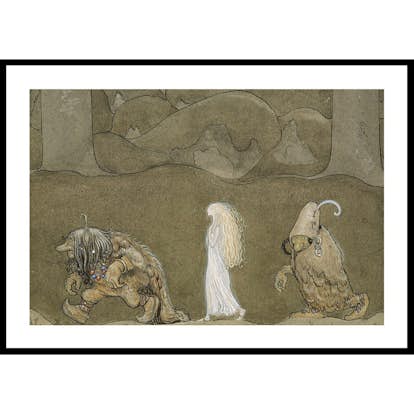 Poster Gallerix The Princess And The Troll By John Bauer