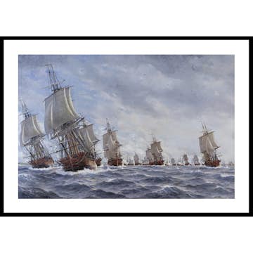 Poster Gallerix Naval Battle By Jacob Hagg