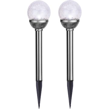 Solcells-pollare Star Trading Roma 2-pack