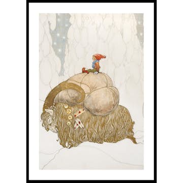 Poster Gallerix Julbocken By John Bauer