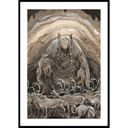 Poster Gallerix Nilas Offer Julbocken II By John Bauer