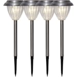 Solcellspollare Star Trading Palma LED Utebelysning med Sensor 4-pack
