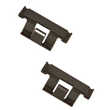 Kabelklämmor Elfa Décor+/Garage+ för Lutande Hylla 2-pack