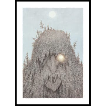Poster Gallerix Skogstroll By Theodor Kittelsen