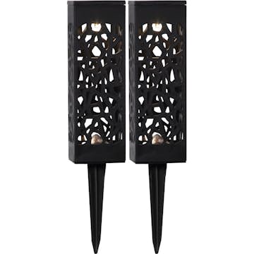 Solcellsdekoration Star Trading Izola 2-pack