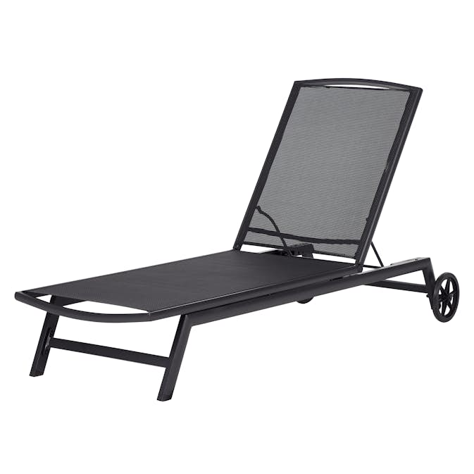 Solsäng Outfit Med Hjul och Ställbart Ryggstöd i Slitstarkt Material