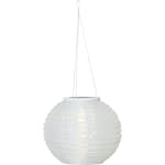 Solcellsdekoration Star Trading Festival 25 cm Vit