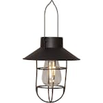 Solcellsdekoration Star Trading Cage Svart LED Solcellslampa