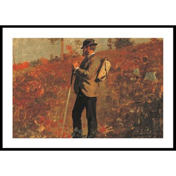 Poster Gallerix Man With A Knapsack By Winslow Homer