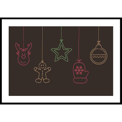 Poster Gallerix Kids Christmas Decorations