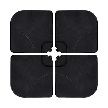 Parasollfot Outfit Elsa med handtag 4-pack