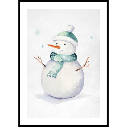 Poster Gallerix Happy Snowman
