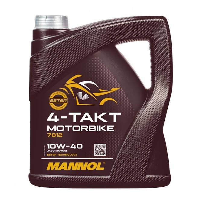 4-Takt Olja Mannol Mn7812 4T Mc 10W-40 4L Api Sn Jaso Ma/Ma2