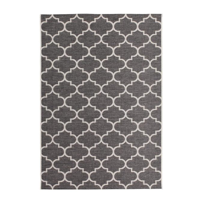 Flatvävd matta D-sign Lontrance Grå
