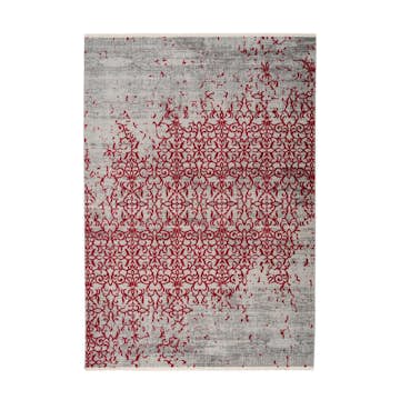 Flatvävd matta D-sign Gandeer Röd