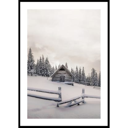 Poster Gallerix Cabin In Snow