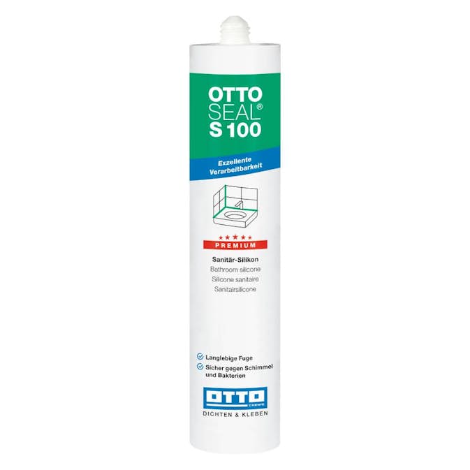 Badrumssilikon Ottoseal S 100 Premium Transparent 310ml