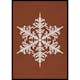 Poster Gallerix Snowflake WB