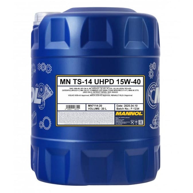 Motorolja Mannol Ts-14 Uhpd 15W-40 20L