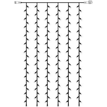 Ljusgardin Star Trading Extra System 24 98L