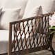 Loungesoffa Utomhus ENVY DESIGN Harvey i Aluminium/Rotting/Polyester med Dyna