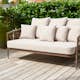 Loungesoffa Utomhus ENVY DESIGN Harvey i Aluminium/Rotting/Polyester med Dyna
