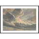 Poster Gallerix Study Of Clouds With A Sunset Near Rome By Simon Denis